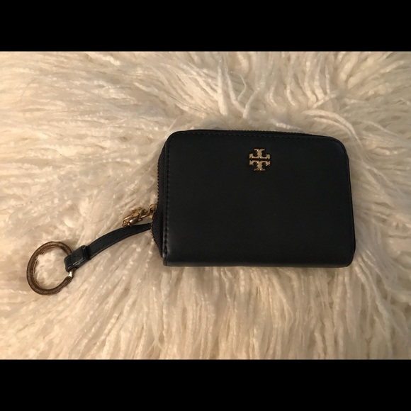 Tory Burch Accessories Tory Burch Navy Blue Small Wallet And Key